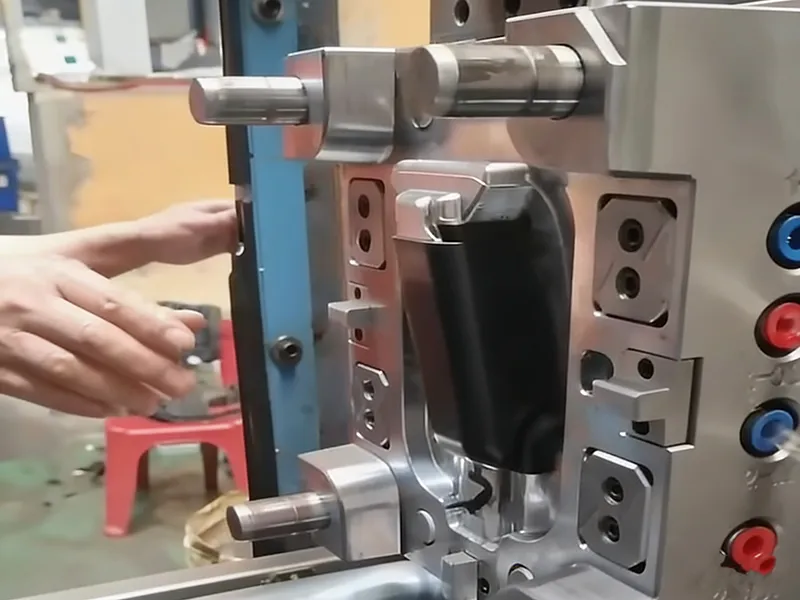 A specialist operates Steel Mold Tooling in a factory
