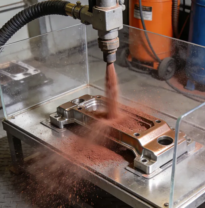 CNC milling process showcasing its diverse Surface Finishing Options