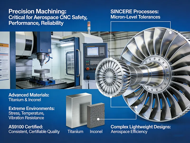 Precision Aerospace Parts Manufacturing for Safety and Performance