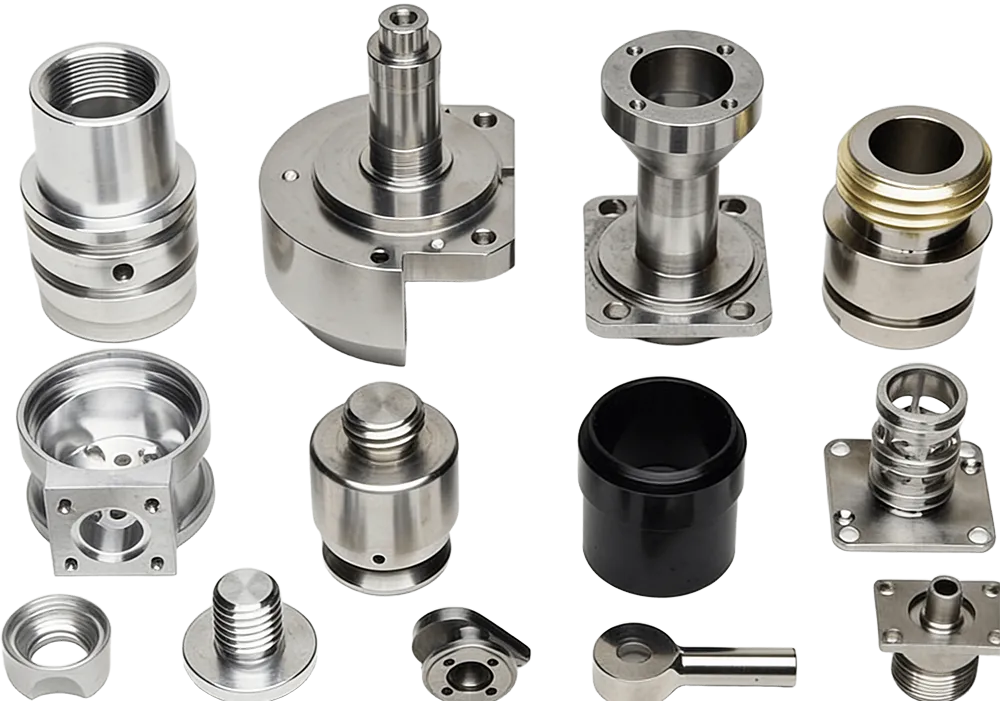 Precision and variety of cnc turned parts