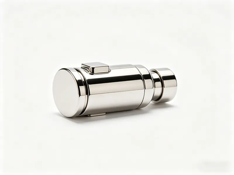 Polished stainless steel component with a smooth reflective finish