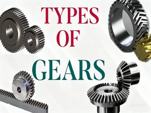 Types of gears overview with common industrial gear designs