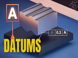 What Are Datums explained with a part model and datum A reference example