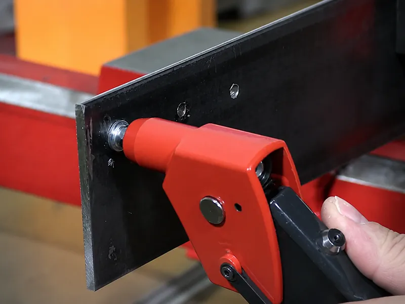 Metal washer used with a fastener to secure a steel plate during assembly