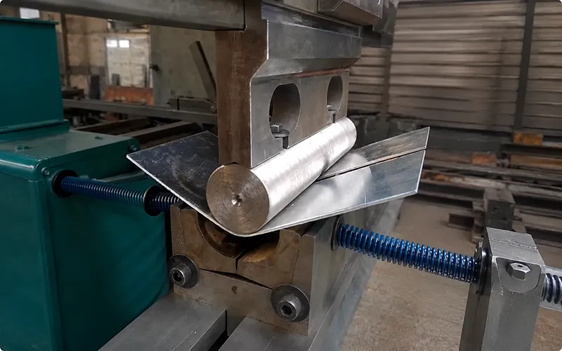 Sheet metal rolling and forming process using industrial bending equipment