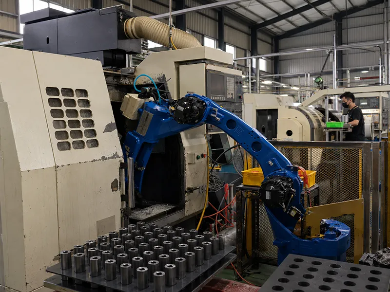 Short Run Production Possible with robotic CNC automation for small batch parts